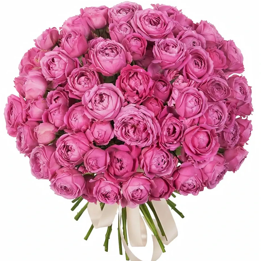 Букет пионовидных роз Нежный Прованс